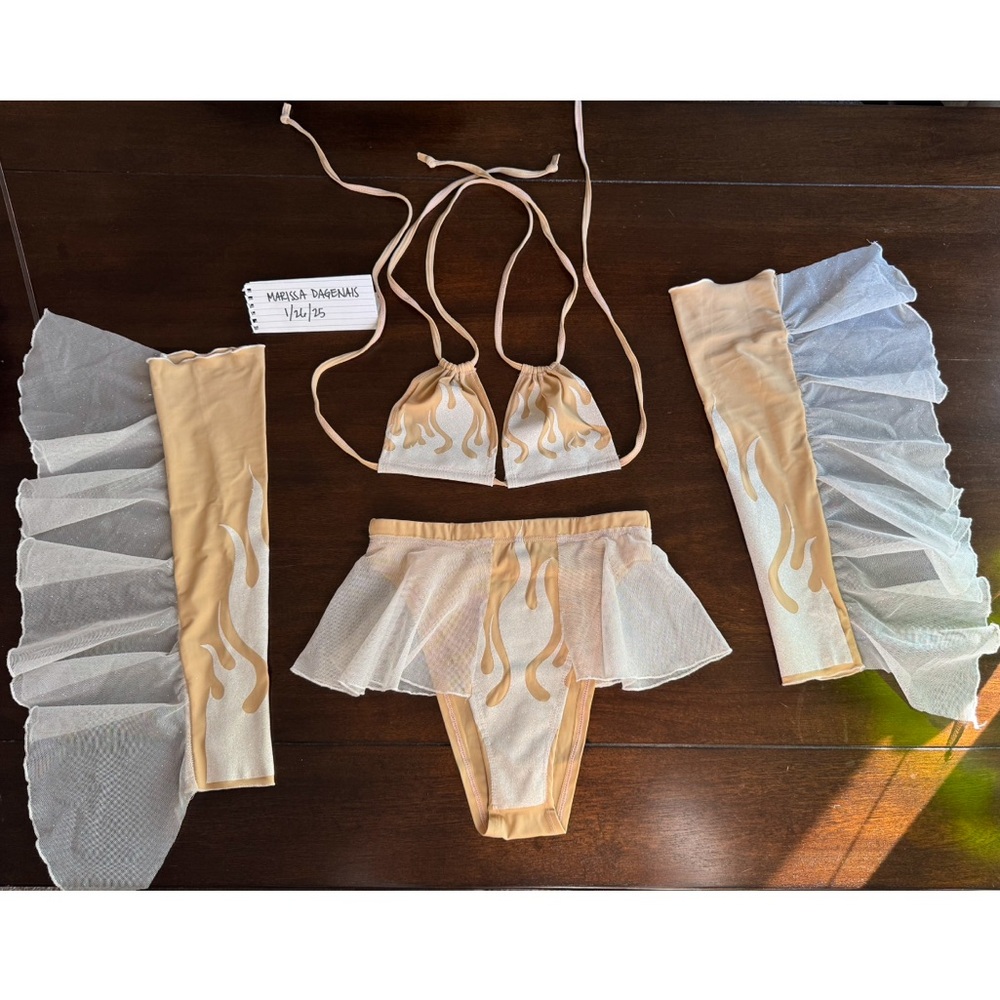 SOLD ON ANOTHER APP - Jade Clark fairy flame festival set with sleeves